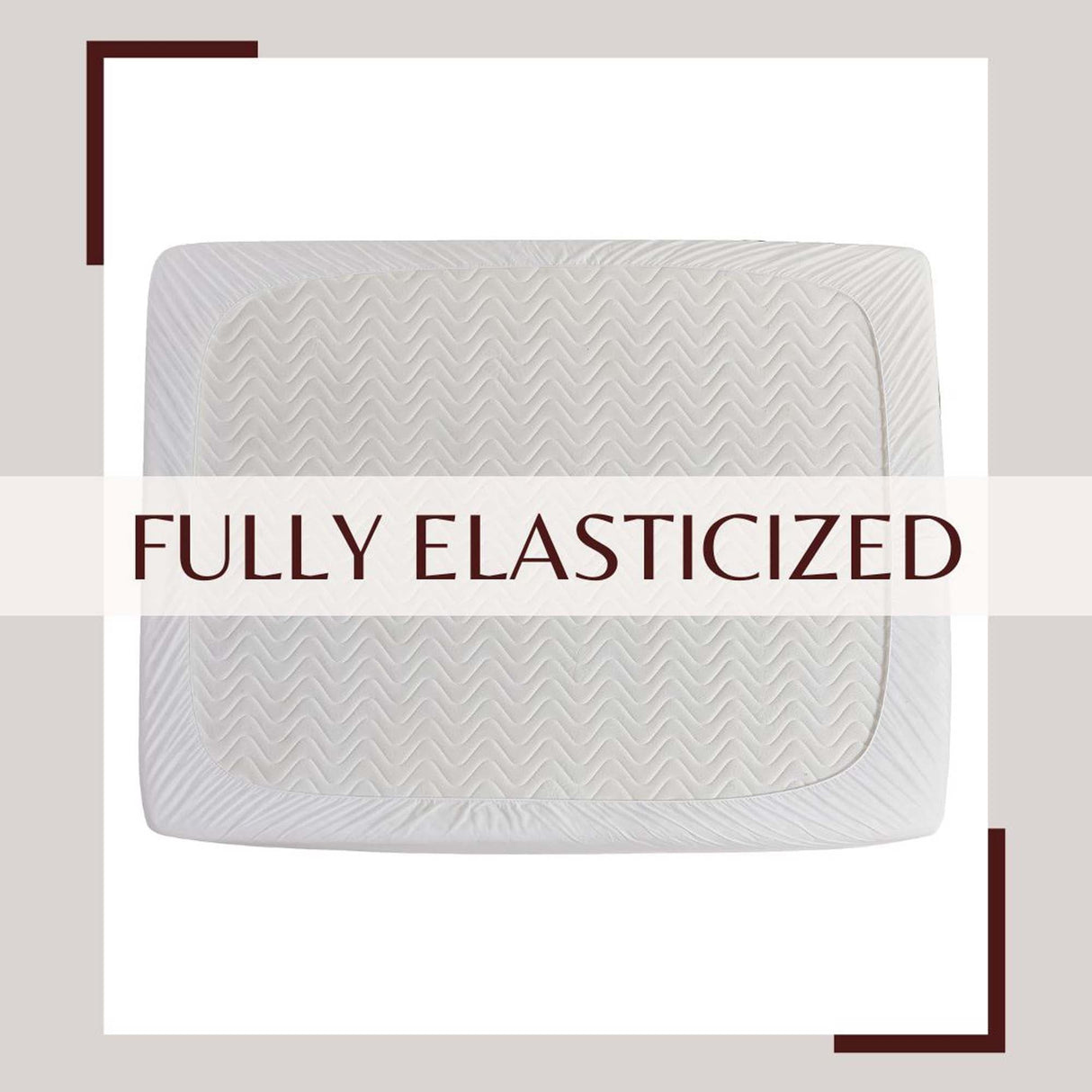 Down Alternative Waterproof Mattress Pad - Eckhart Collection-Mattress Pads-Parc Decor