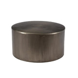 Drum Alevi silver Iron Coffee Table