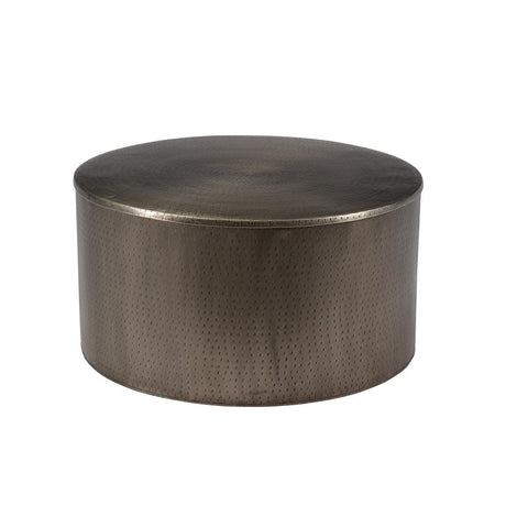 Drum Alevi silver Iron Coffee Table
