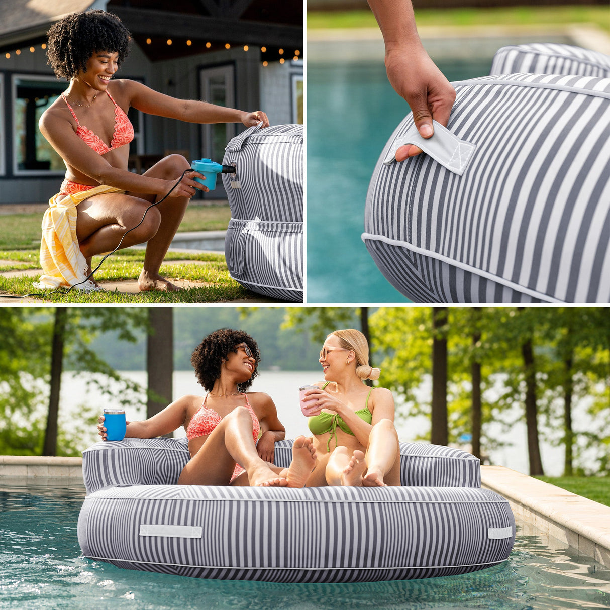 Dryside™ Island Inflatable Pool Float