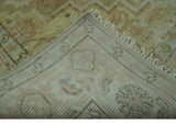 Dune Custom Made Silver, Olive and Peach Hand Knotted Traditional wool Rug