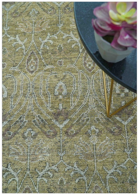 Dune Earthy Neutral Custom Made Camel Turkish Hand Knotted Wool Rug