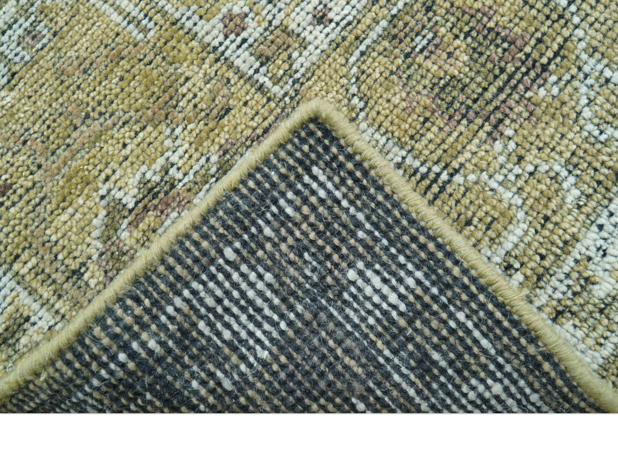 Dune Earthy Neutral Custom Made Camel Turkish Hand Knotted Wool Rug