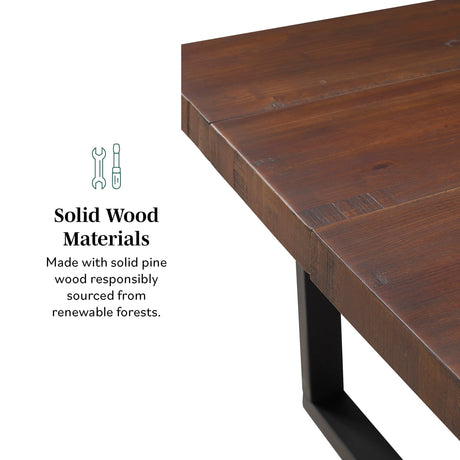 Durango Distressed Wood Dining Table