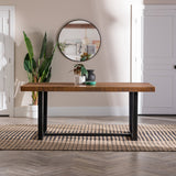 Durango Distressed Wood Dining Table-Dining / Kitchen-Parc Decor