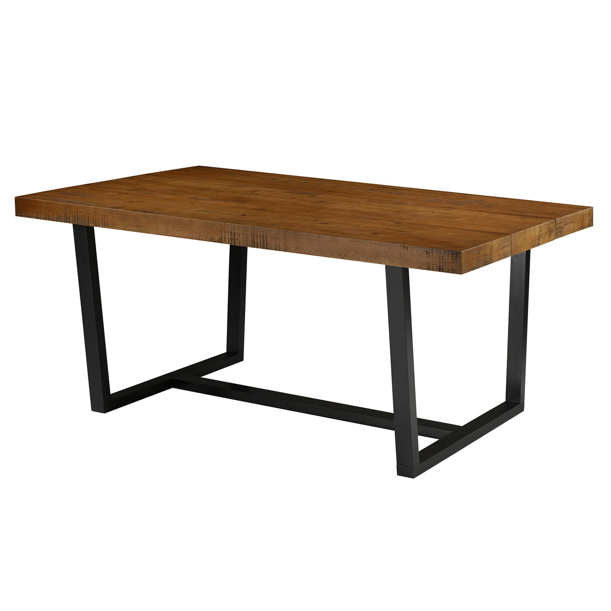 Durango Distressed Wood Dining Table-Dining / Kitchen-Parc Decor