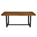 Durango Distressed Wood Dining Table-Dining / Kitchen-Parc Decor