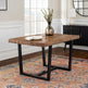 Durango Distressed Wood Dining Table-Dining / Kitchen-Parc Decor