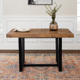 Durango Distressed Wood Dining Table-Dining / Kitchen-Parc Decor