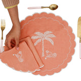 Dusky Rose Simia Napkin - Set of 4