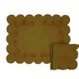 Earthen Pine Placemat - Set of 4-Placemat-Parc Decor