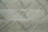 Earthy Modern Stripes Design Custom Made Ivory, Silver and Gray Hand Tufted Rug-Area Rug-Parc Decor