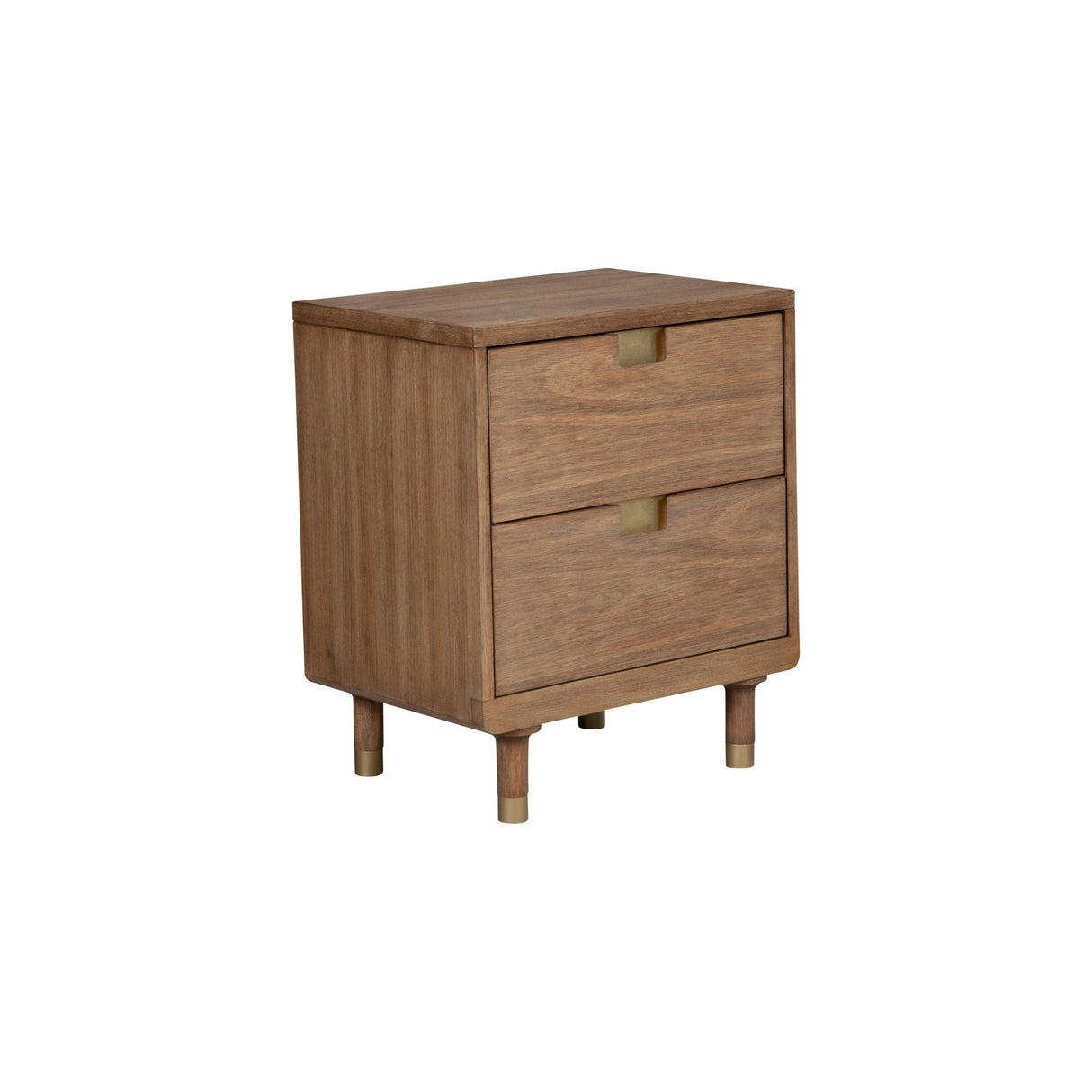 Easton Two Drawer Nightstand-Nightstands-Parc Decor
