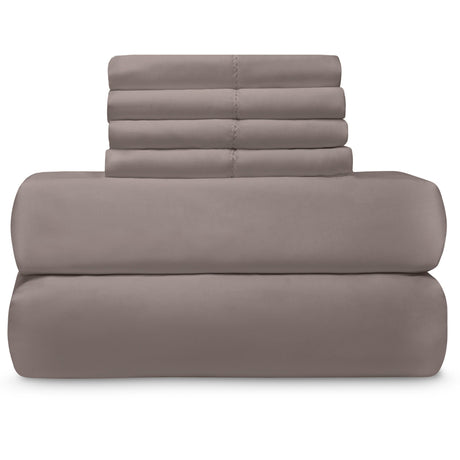 Easy Care 1,000 Thread Count Sheet Set with Extra Pillowcases-Bed Sheets-Parc Decor