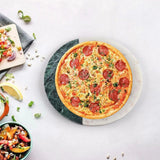 Eclipse Round Marble Cheese Board-marble cutting board / platter-Parc Decor