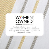 Decorative Cotton Stripe Bath Towel Set - Noelle Collection