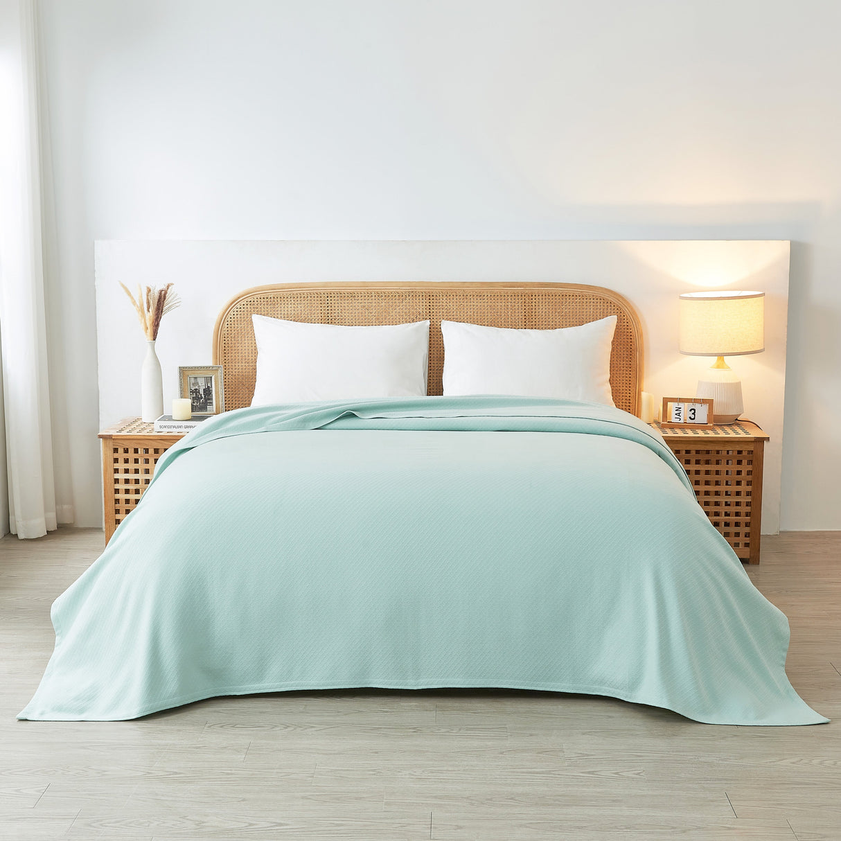 Egyptian Cotton Diamond Blanket-Blanket-Parc Decor