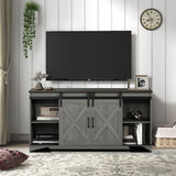 Eira Farmhouse 56-inch TV Stand with Storage Cabinet and Cable Holes, Entertainment Center Console for Living Room, Bedroom-电视柜-Parc Decor