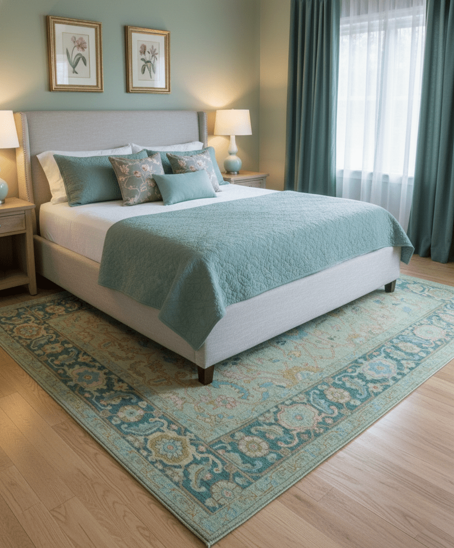 Elaine Custom Made Beige Traditional Design Hand Knotted Wool Rug