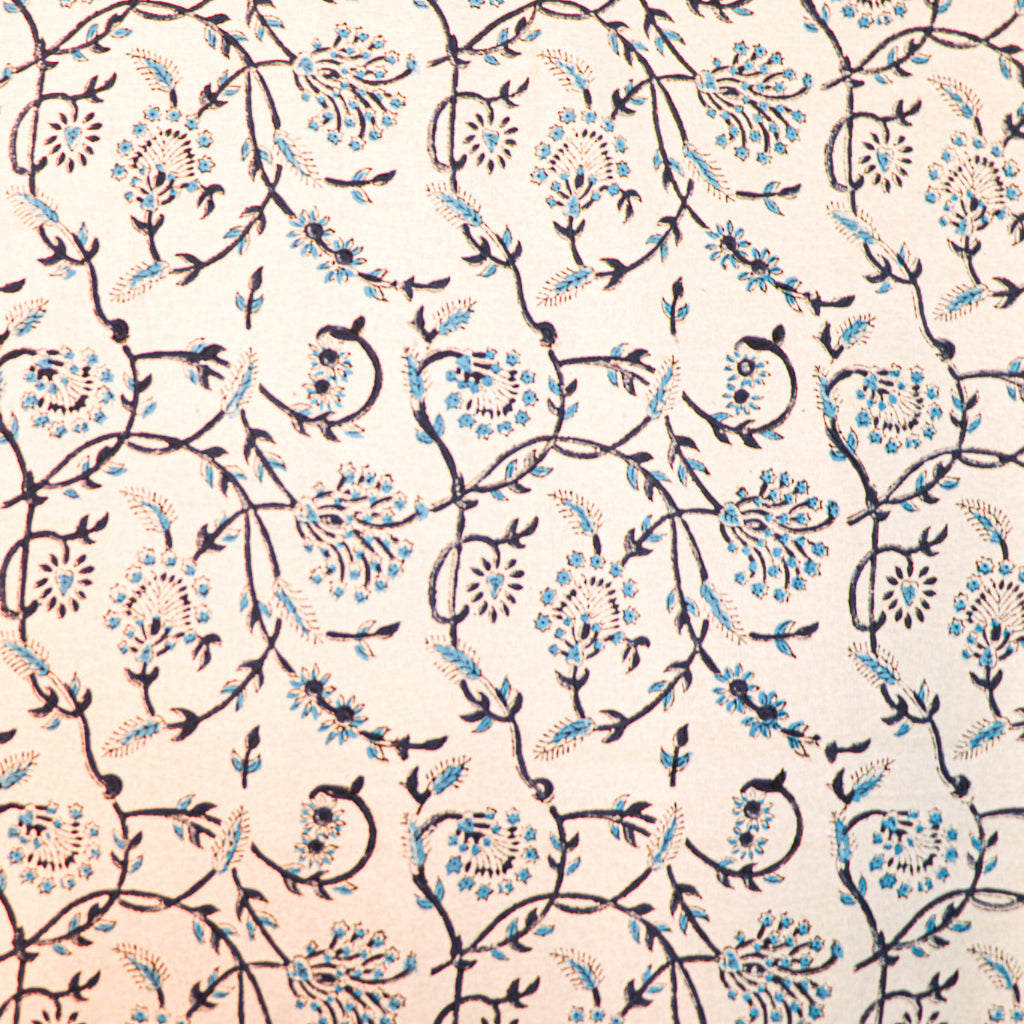 Eleanor Royal Blue Organic Cotton Tablecloth