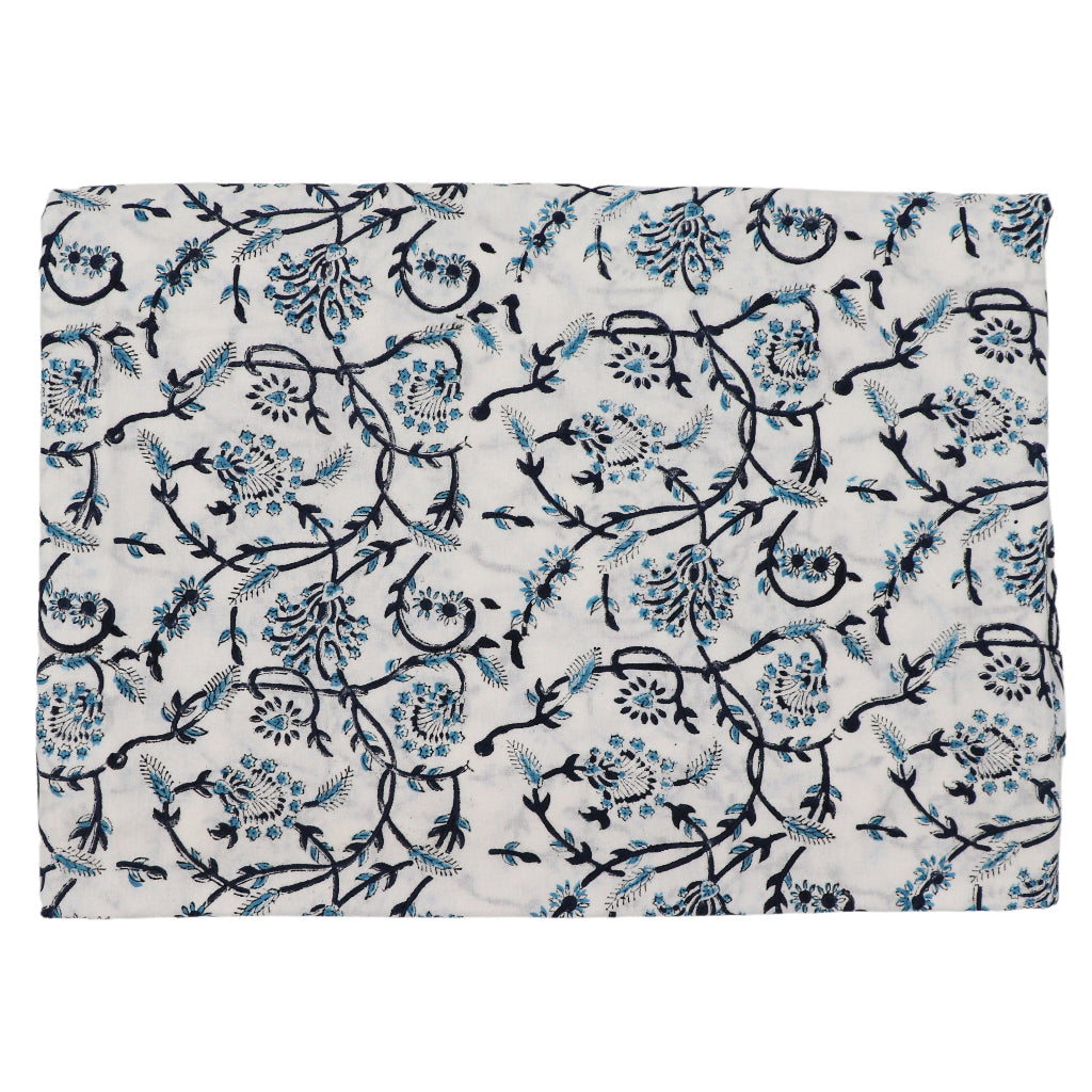 Eleanor Royal Blue Organic Cotton Tablecloth