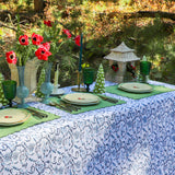 Eleanor Royal Blue Organic Cotton Tablecloth