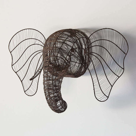 Elephant Head Wall Art-Wall Decor-Parc Decor