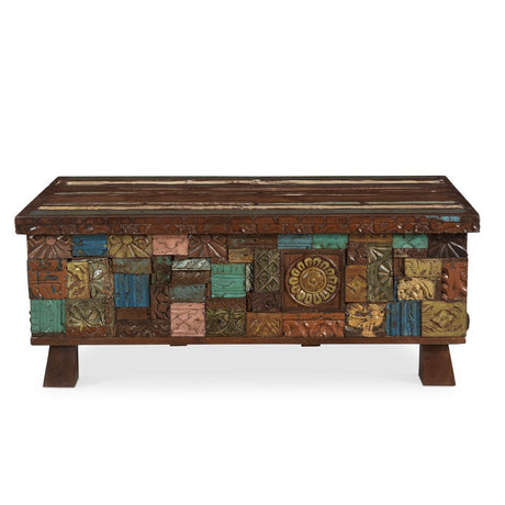 Elephant Reclaimed Wood Trunk Coffee Table