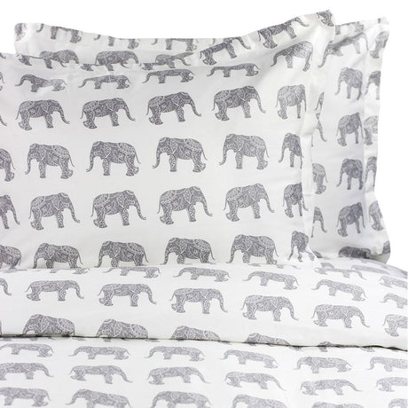 Elephants Duvet Set-Duvets-Parc Decor