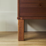 Elias Modern Curved-Frame Solid Wood Nightstand-Bedroom-Parc Decor