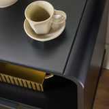 Elias Modern Curved-Frame Solid Wood Nightstand-Bedroom-Parc Decor