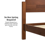 Elias Solid Wood Bed with Arched Headboard-Bedroom-Parc Decor