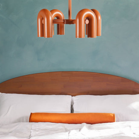 Elias Solid Wood Bed with Arched Headboard-Bedroom-Parc Decor