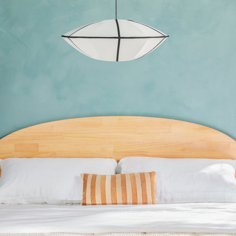 Elias Solid Wood Bed with Arched Headboard-Bedroom-Parc Decor