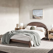 Elias Solid Wood Bed with Arched Headboard-Bedroom-Parc Decor