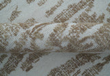 Ella Custom Made Abstract Brown And Ivory Hand Tufted wool rug