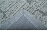 Ella Custom Made Contemporary Gray And Ivory Hand Tufted wool rug