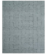 Ella Custom Made Contemporary Gray And Ivory Hand Tufted wool rug