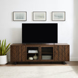 Ella Herringbone TV Stand-Entertainment-Parc Decor
