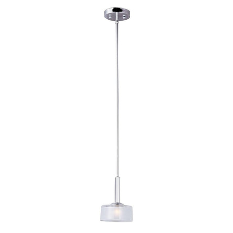 Elle 7"W 1-Light Xenon Mini Pendant Light Fixture Polished Chrome Finish by Maxim-Mini Pendant-Parc Decor