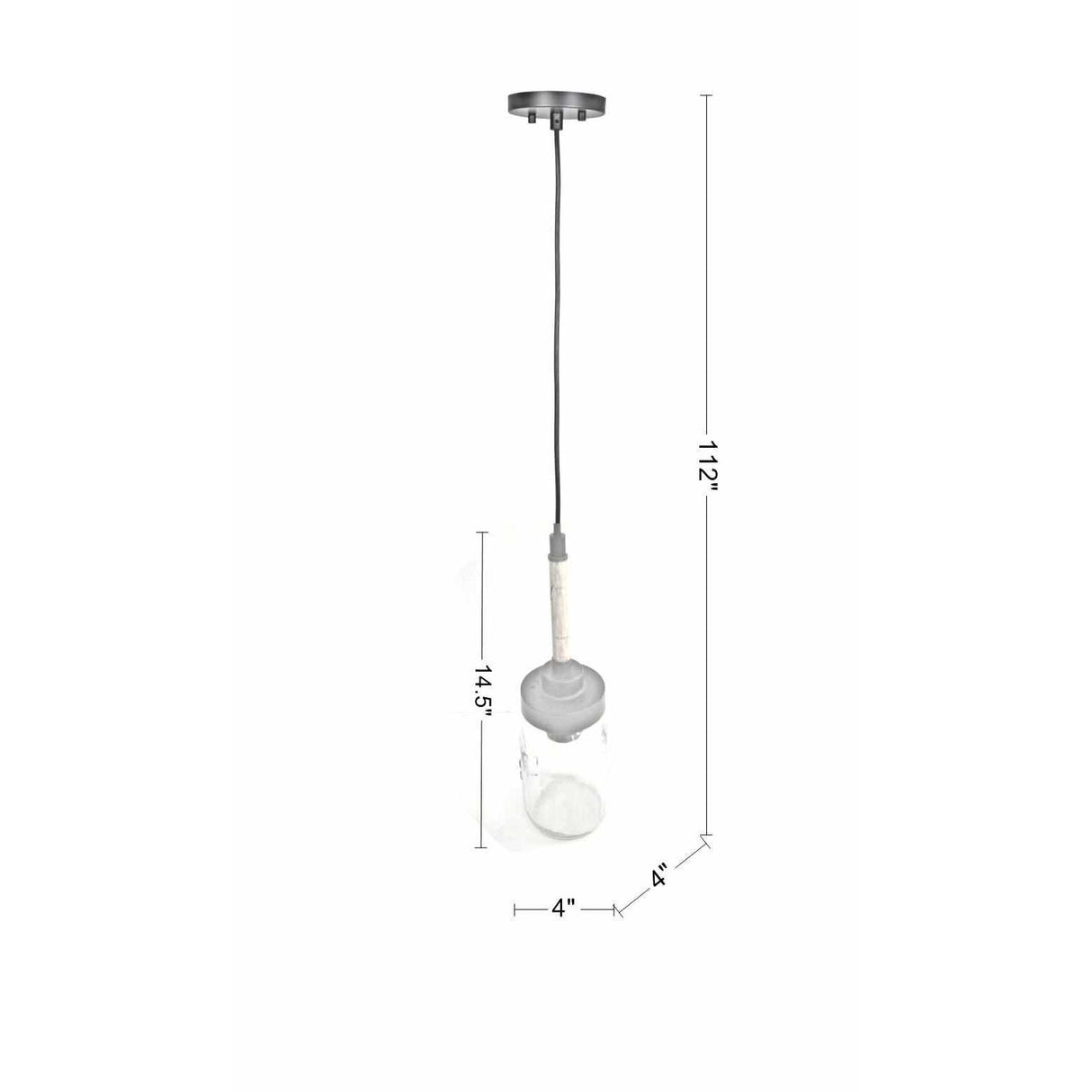 Ellerker Ceiling Light - Clearance-Lighting-Parc Decor