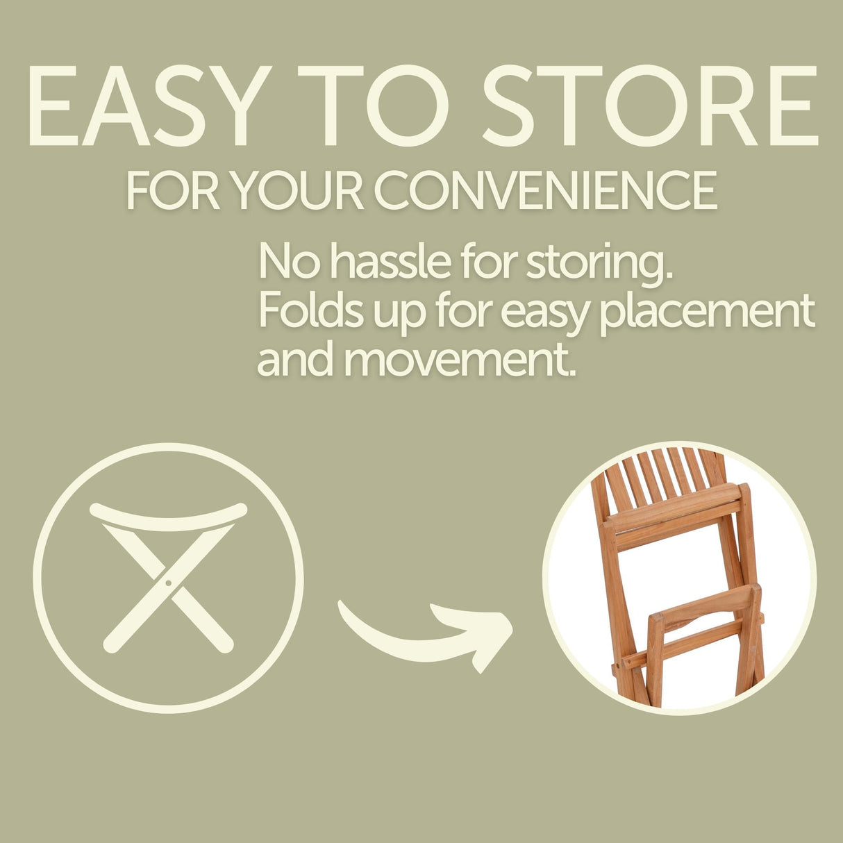 Emmett Natural Teak Indoor/Outdoor Folding Bar Stool-Folding Chair-Parc Decor