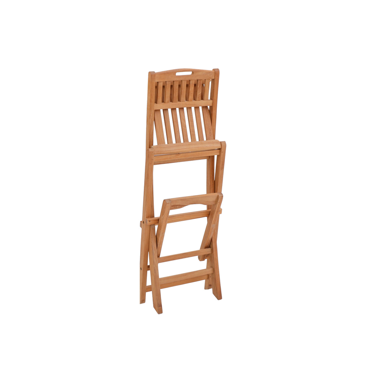 Emmett Natural Teak Indoor/Outdoor Folding Bar Stool-Folding Chair-Parc Decor