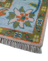 Emmy Custom Made Traditional Design Peach Hand Knotted Wool Rug