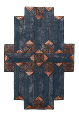 Empress Modern Geometrical Style Gray Hand Tufted 5x8 Wool Rug