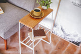 End Table (22" H) - Steel + Wood-End + Side Tables-Parc Decor