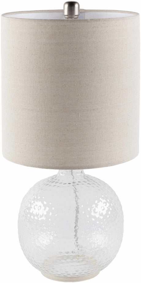Enetai Glass White Table Lamp-Lighting-Parc Decor