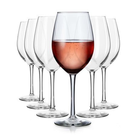 Entertaining Essentials All Purpose Wine Glasses, 17 ounce, Set of 6-Stemware-Parc Decor