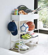 Entryway Storage Cart (29.33" H) - Steel-Shoe Rack-Parc Decor