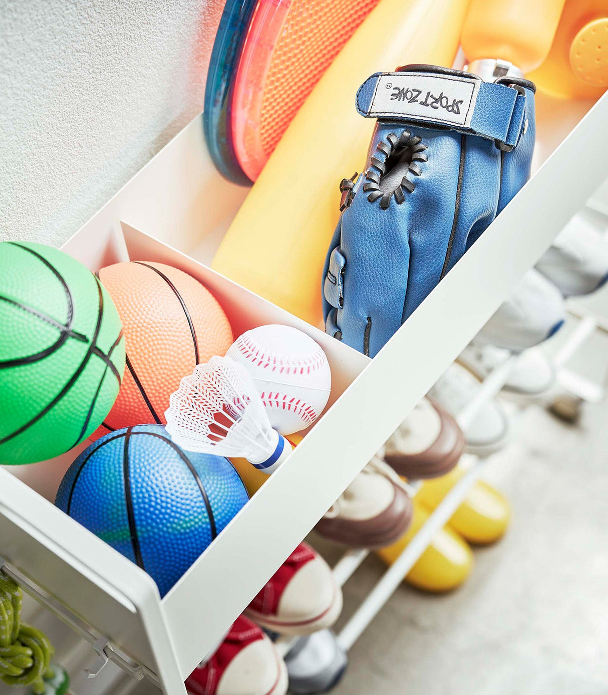 Entryway Storage Cart (29.33" H) - Steel-Shoe Rack-Parc Decor